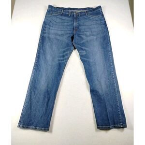 Wrangler Jeans Men's‎ 44 Blue Relaxed Fit Westerncore Cowboycore Farmcore PBR